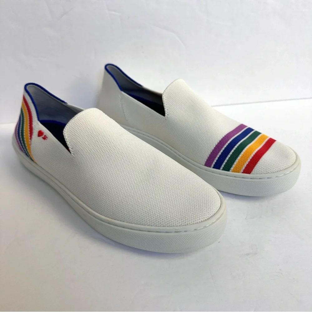 Rothy's The Sneaker SF Pride Rainbow Limited Edition 9.5 - Picture 4 of 14
